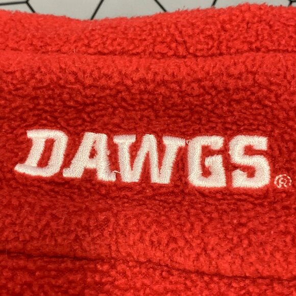 Columbia Georgia Dawgs UGA Jacket Womens Size Medium Red Fleece Full Zip Pockets - Picture 13 of 14